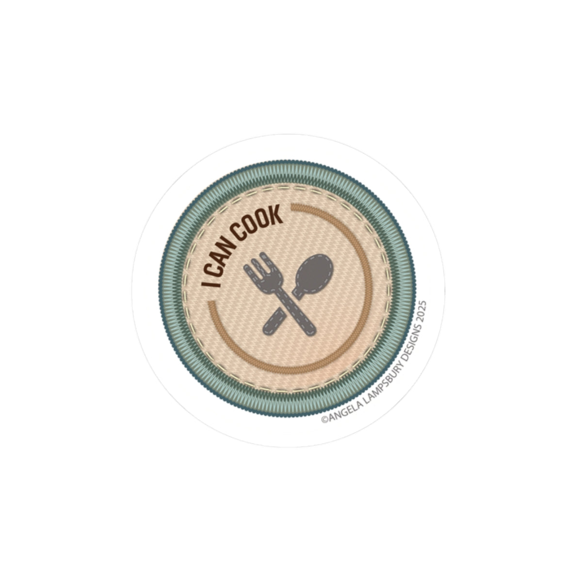 Ready to Help - I Can Cook | Angela Lampsbury Original - Stickers
