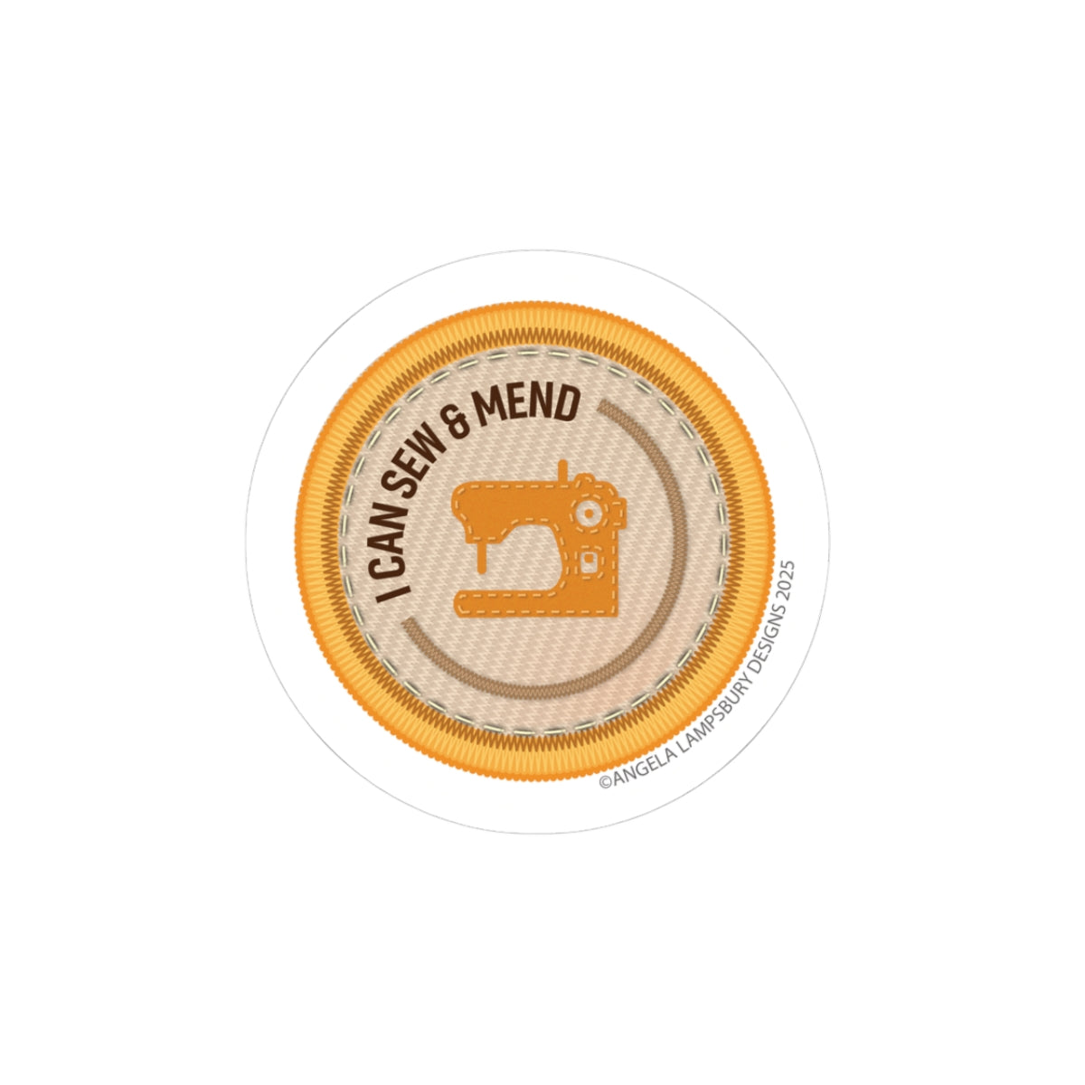 Ready to Help - I Can Sew & Mend | Angela Lampsbury Original - Stickers