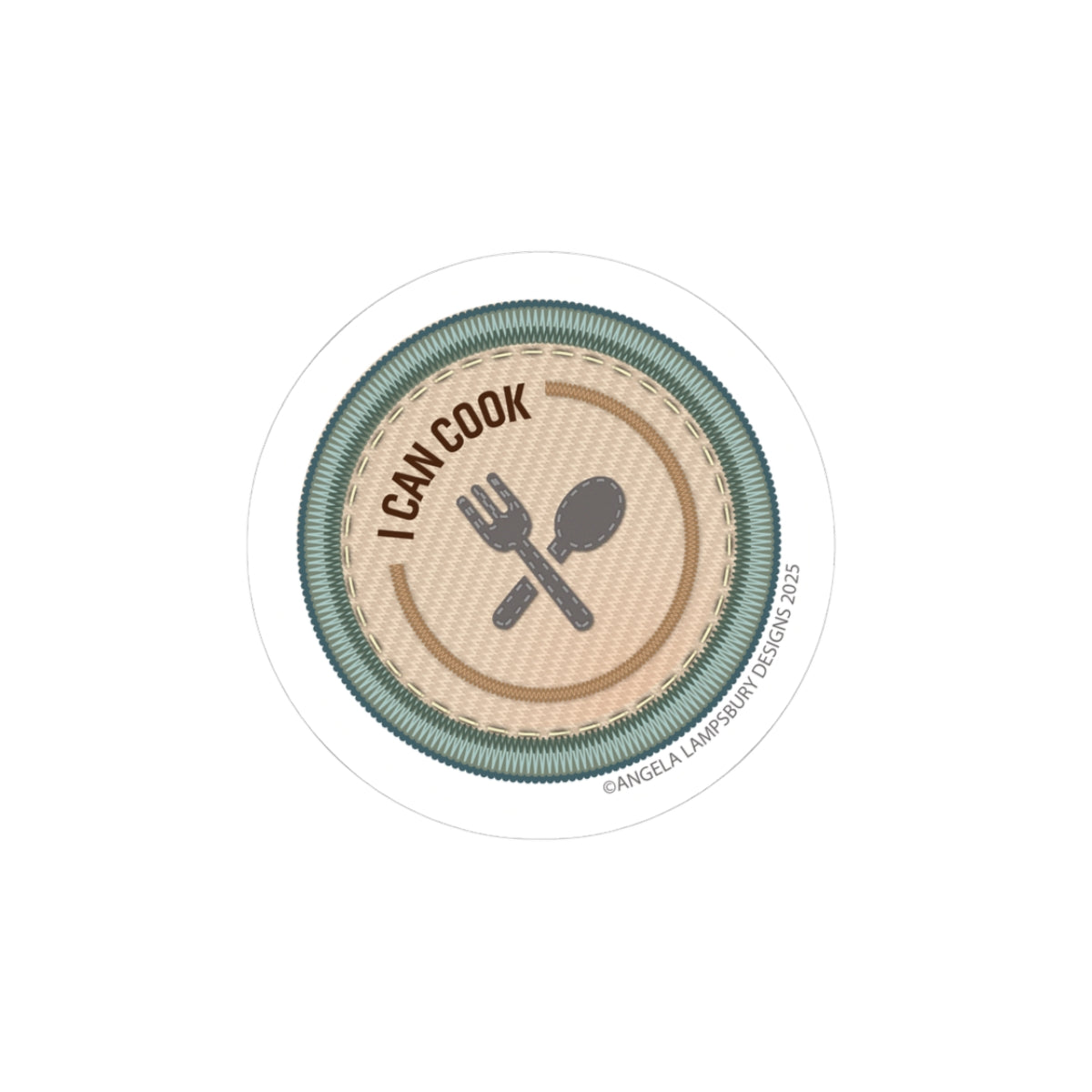 Ready to Help - I Can Cook | Angela Lampsbury Original - Stickers