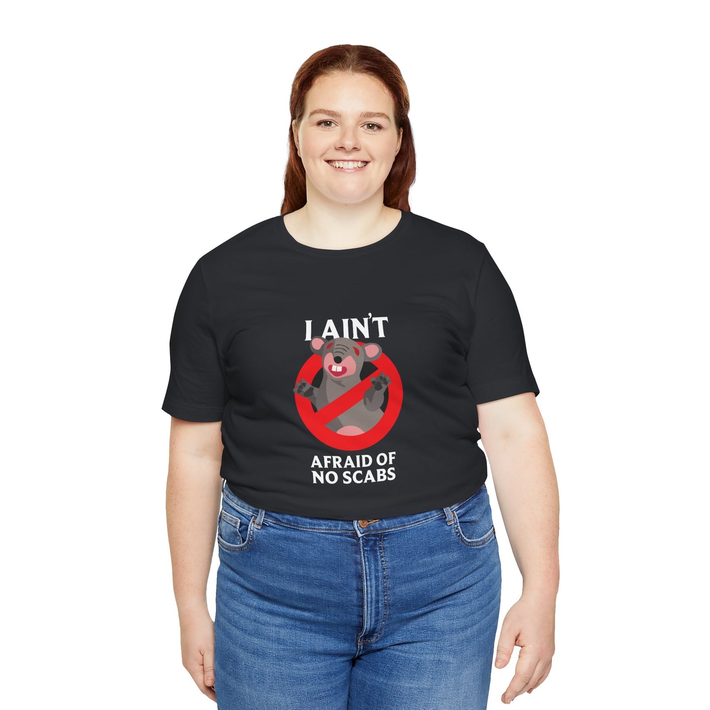 I Ain't Afraid of No Scabs | Angela Lampsbury Original - Unisex Jersey Short Sleeve Tee