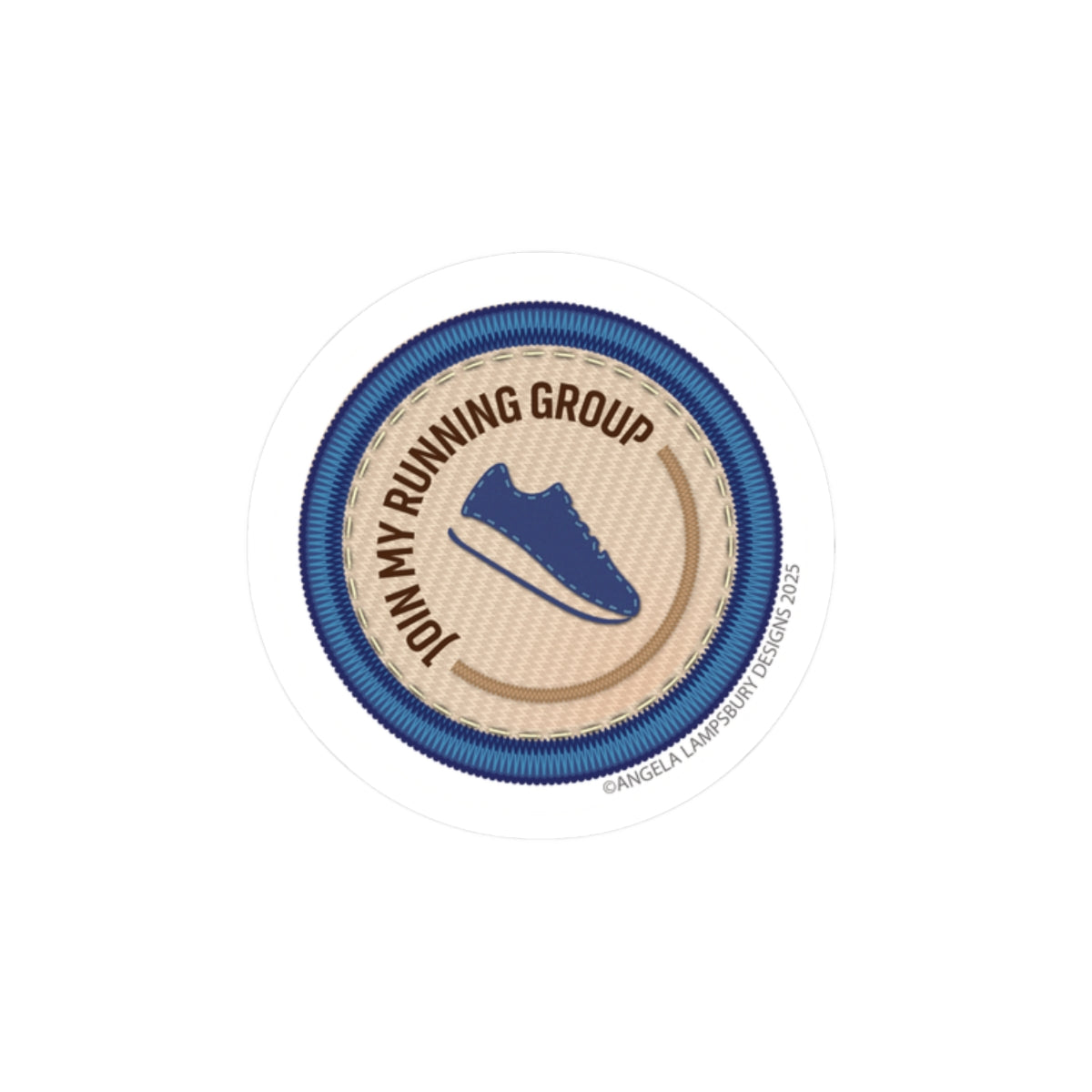 Community Builder - Running Group | Angela Lampsbury Original - Stickers