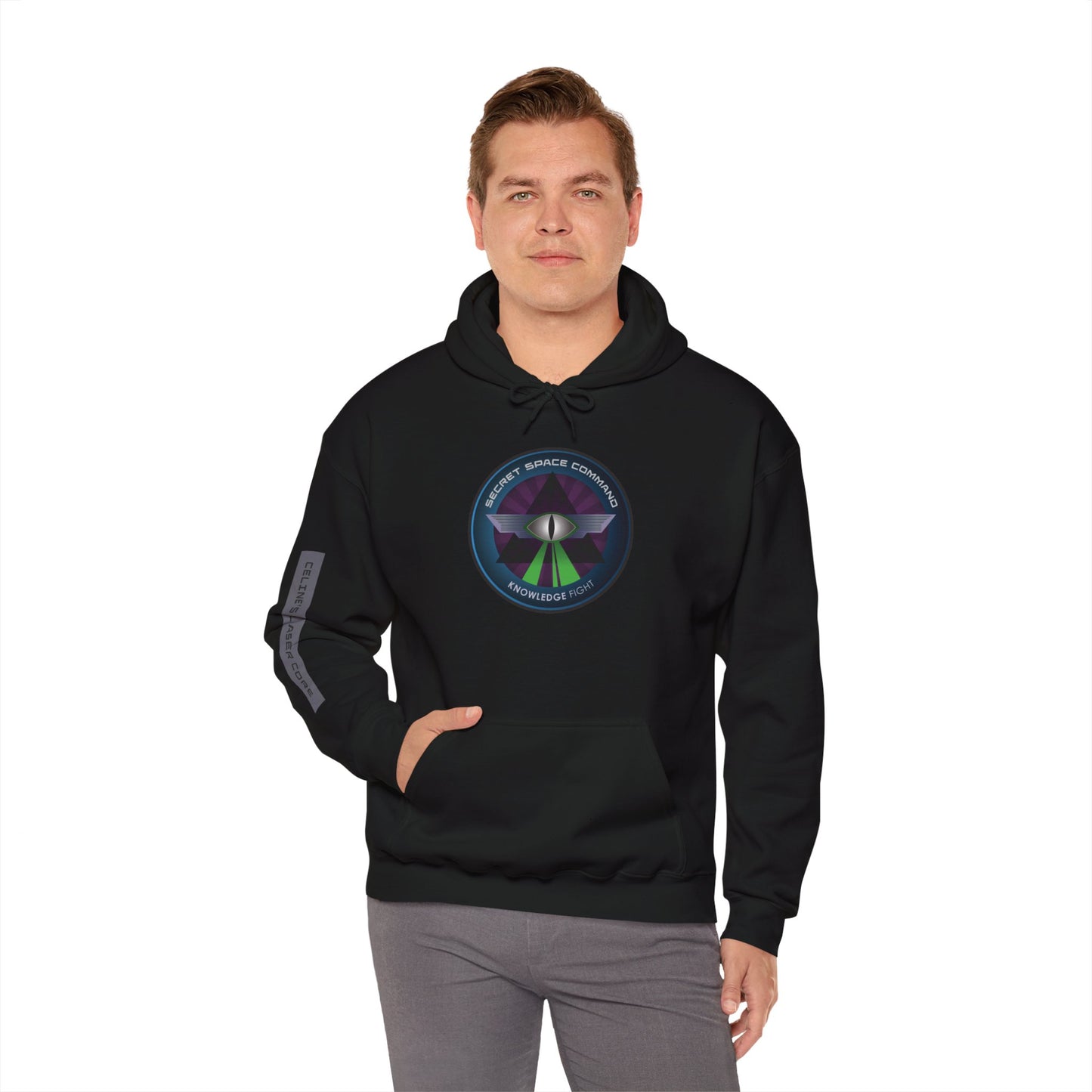 Secret Space Command | Knowledge Fight Podcast - Unisex Heavy Blend Hooded Sweatshirt