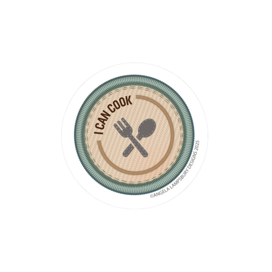Ready to Help - I Can Cook | Angela Lampsbury Original - Stickers