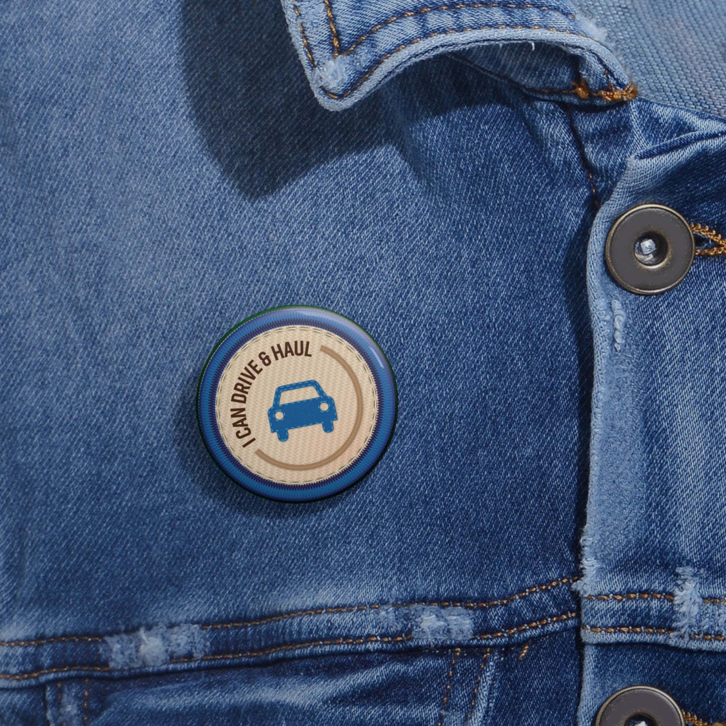 Ready to Help - I Can Drive & Haul | Angela Lampsbury Original - Buttons