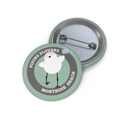 Piping Plover Fan | Angela Lampsbury Original - Buttons