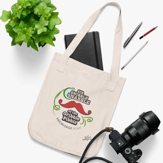 Sir Snibble Snabble of the Gribble Pibble | Knowledge Fight Podcast - Organic Canvas Tote Bag