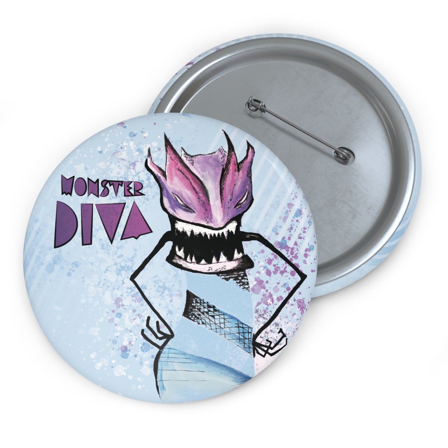 Monster Diva | Angela Lampsbury Original - Buttons