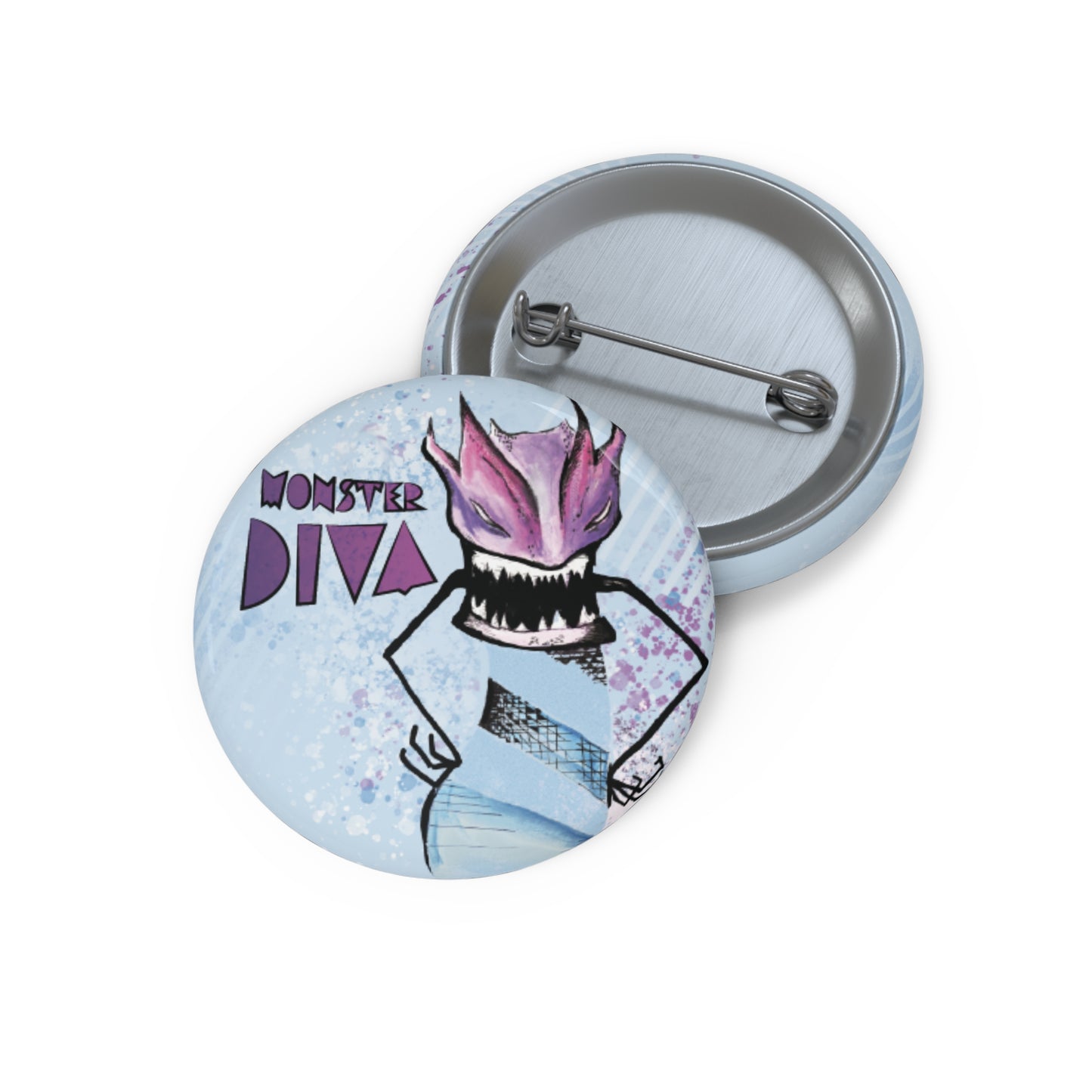 Monster Diva | Angela Lampsbury Original - Buttons