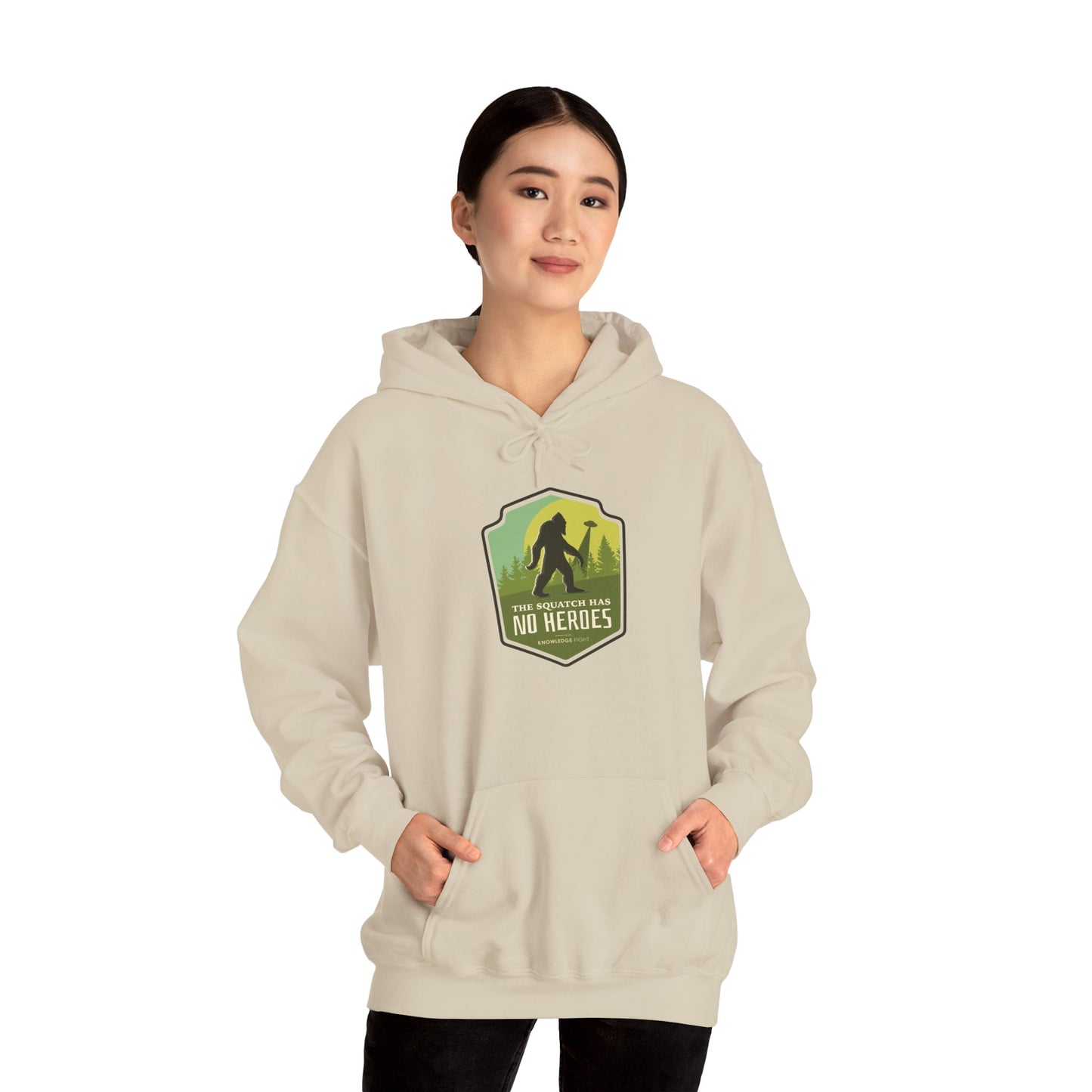 The Squatch Has No Heroes | Knowledge Fight Podcast - Unisex Heavy Blend Hooded Sweatshirt