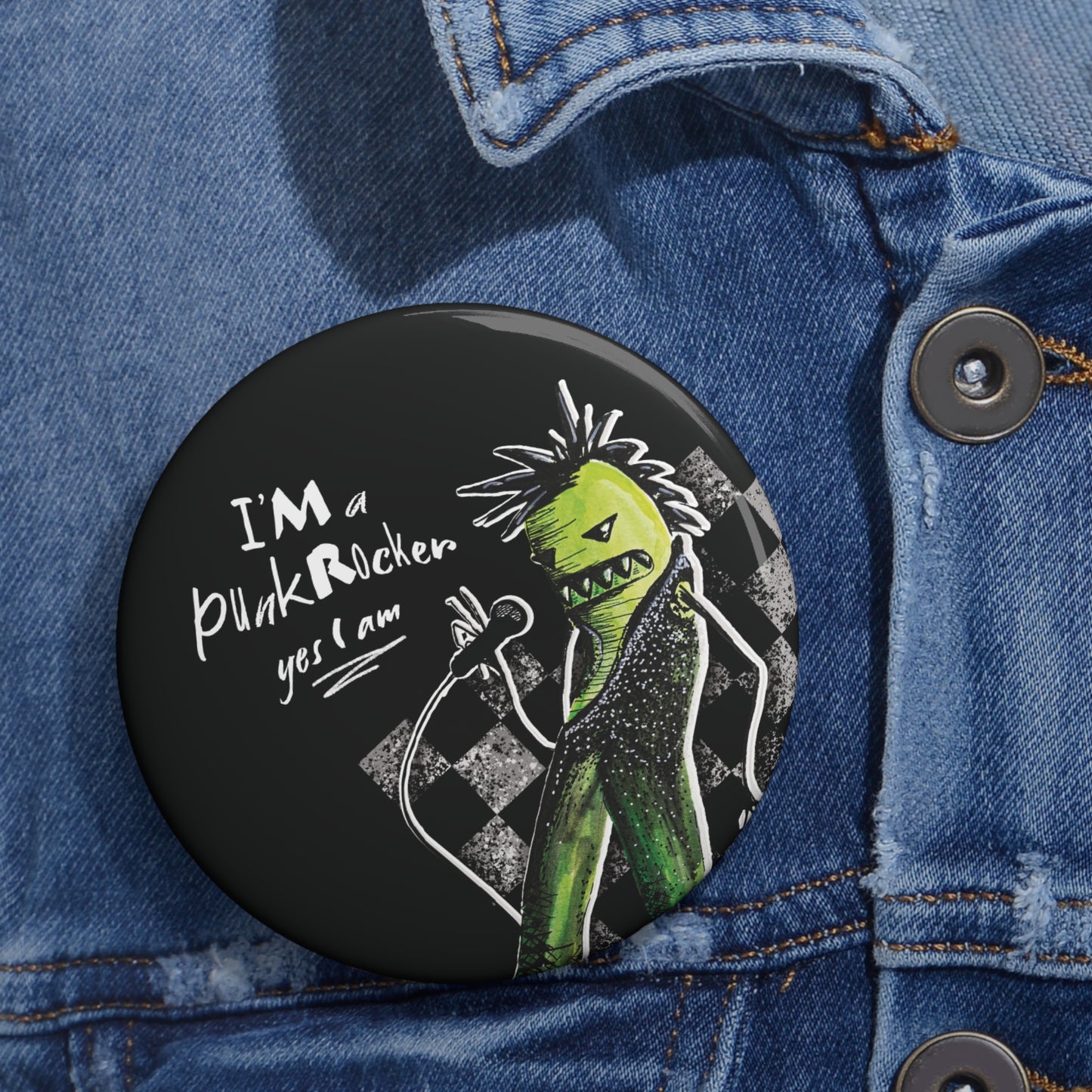 Monster Punk | Angela Lampsbury Original - Buttons