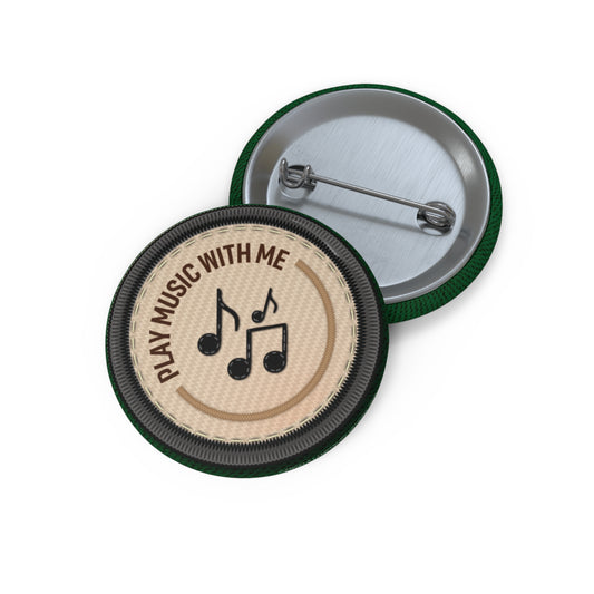 Community Builder - Play Music  | Angela Lampsbury Original - Buttons