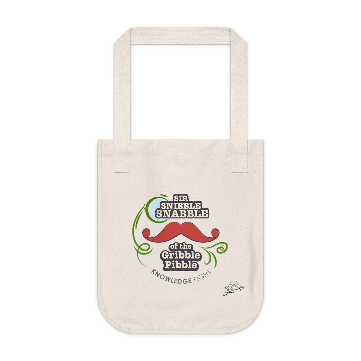 Sir Snibble Snabble of the Gribble Pibble | Knowledge Fight Podcast - Organic Canvas Tote Bag