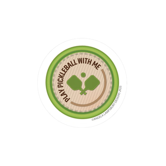 Community Builder - Pickleball | Angela Lampsbury Original - Stickers