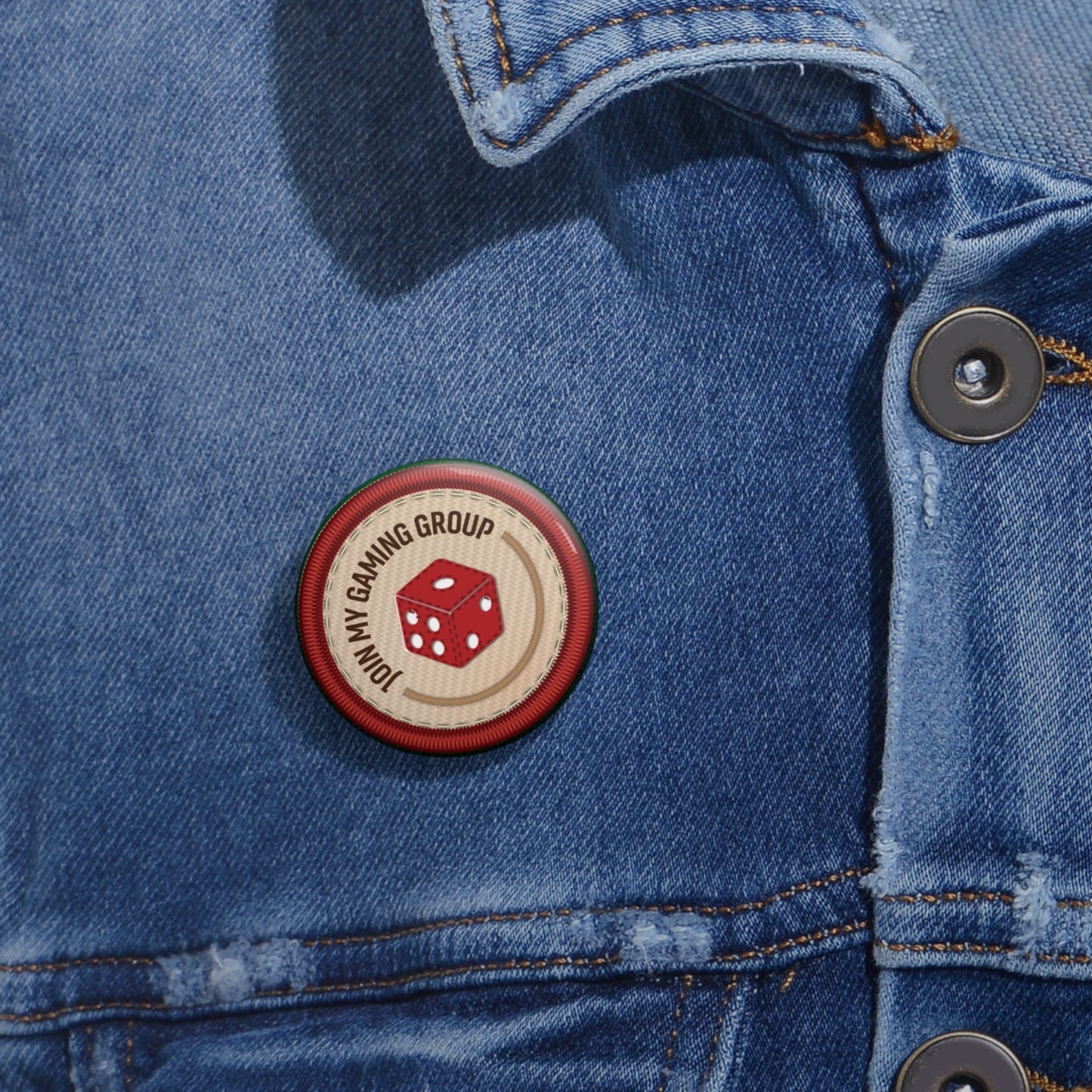 Community Builder - Tabletop Gaming | Angela Lampsbury Original - Buttons