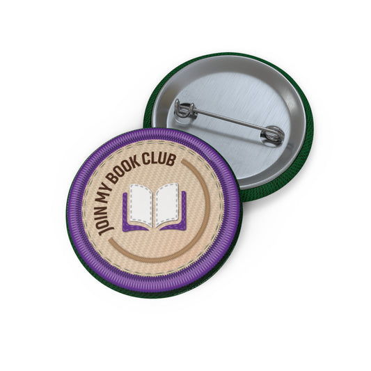 Community Builder - Book Club | Angela Lampsbury Original - Buttons