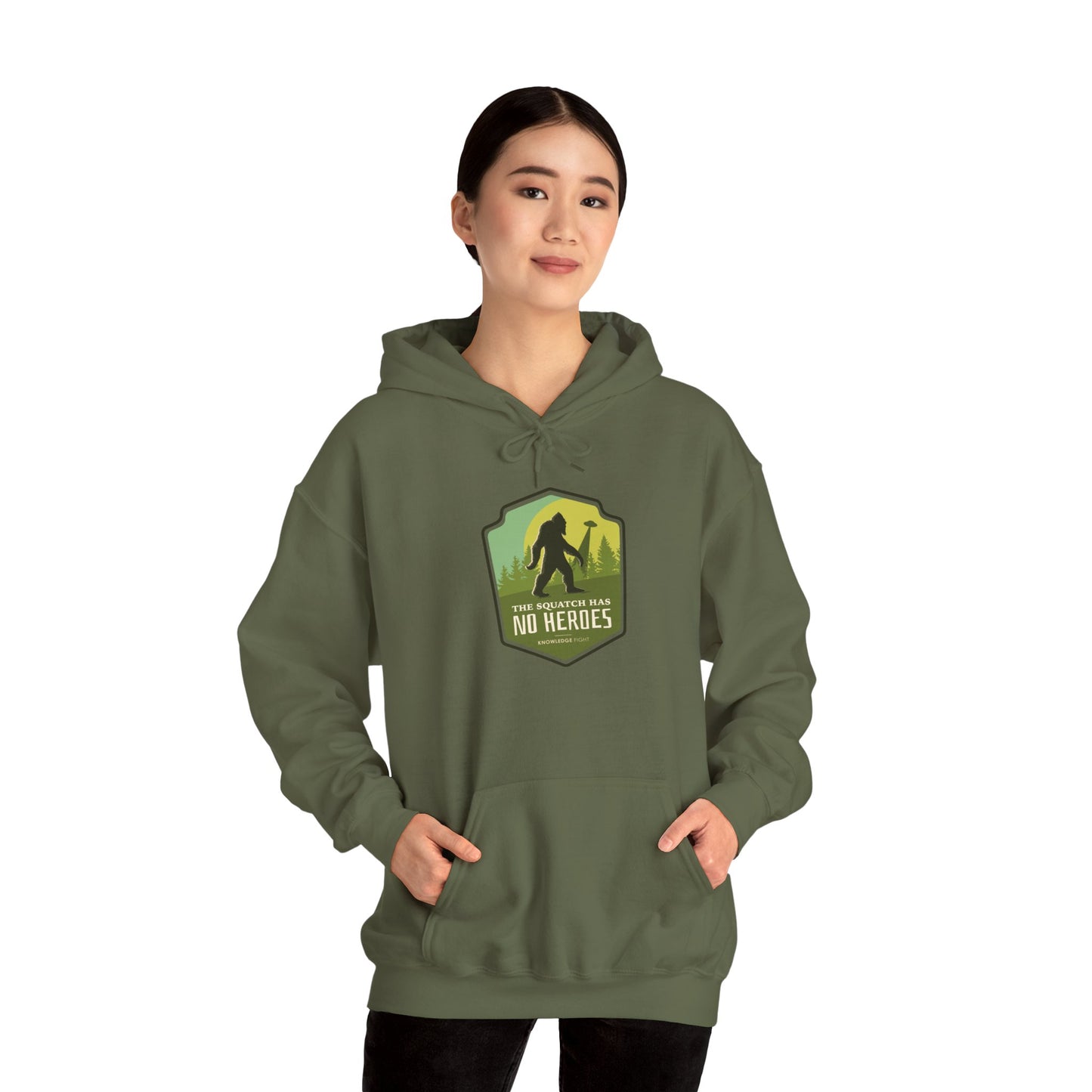 The Squatch Has No Heroes | Knowledge Fight Podcast - Unisex Heavy Blend Hooded Sweatshirt