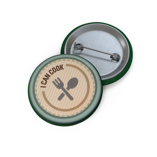 Ready to Help - I Can Cook | Angela Lampsbury Original - Buttons