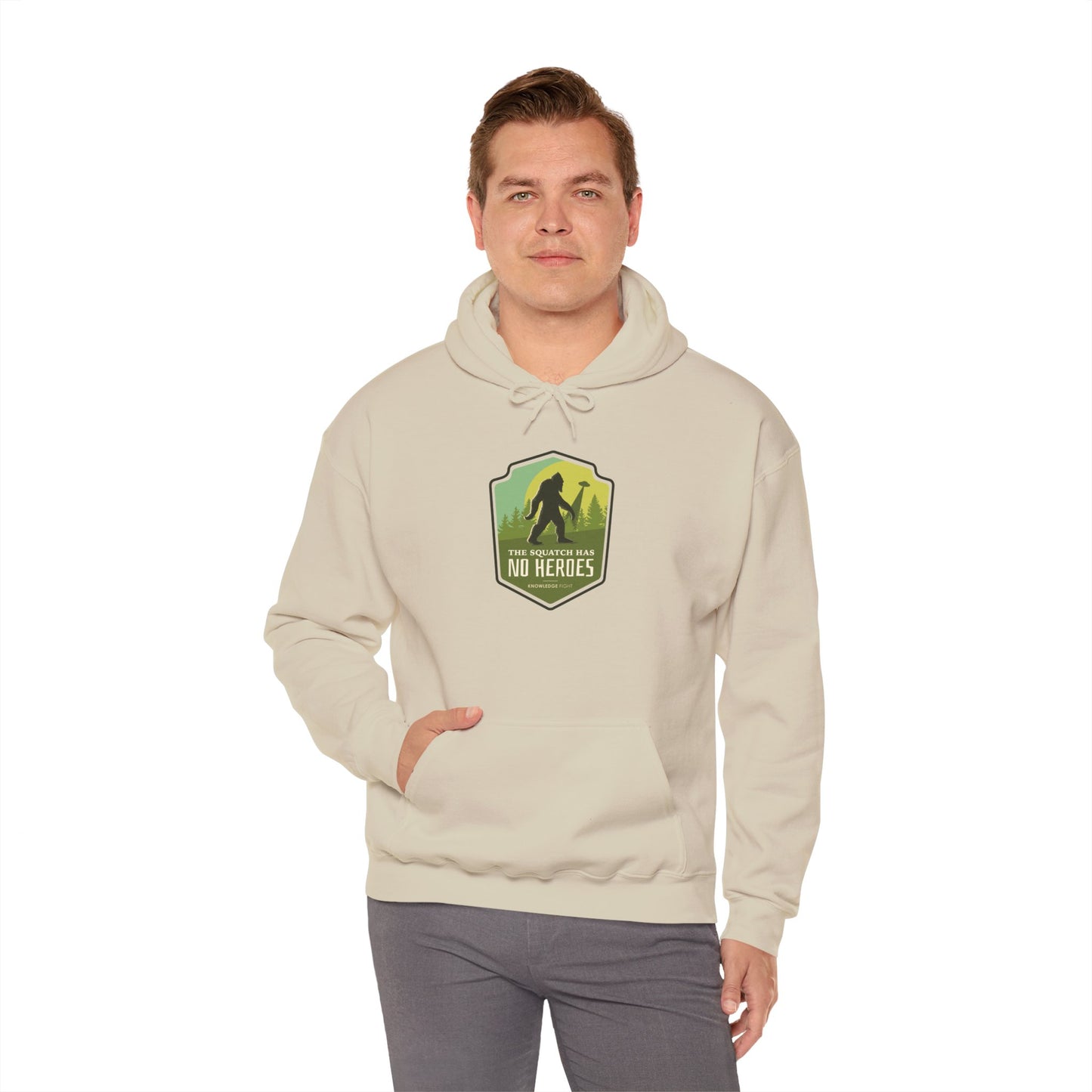 The Squatch Has No Heroes | Knowledge Fight Podcast - Unisex Heavy Blend Hooded Sweatshirt