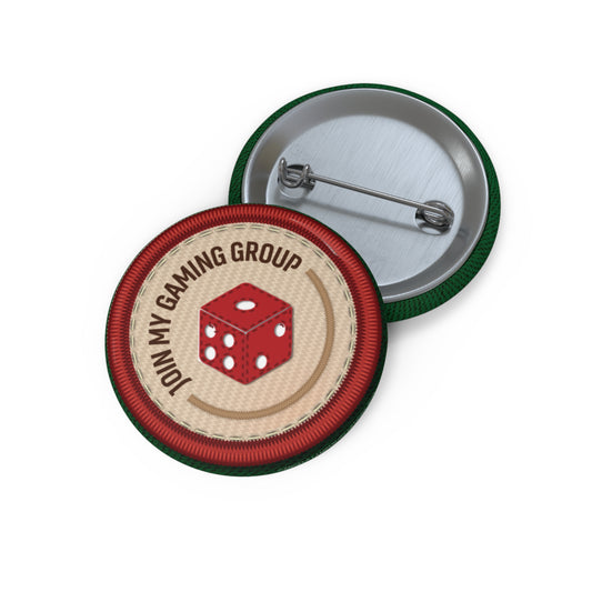 Community Builder - Tabletop Gaming | Angela Lampsbury Original - Buttons