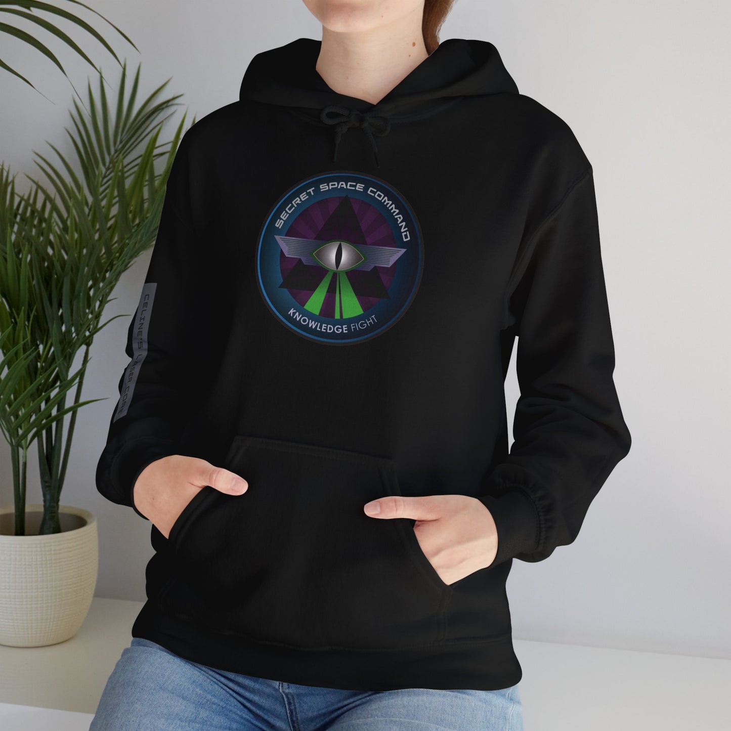 Secret Space Command | Knowledge Fight Podcast - Unisex Heavy Blend Hooded Sweatshirt