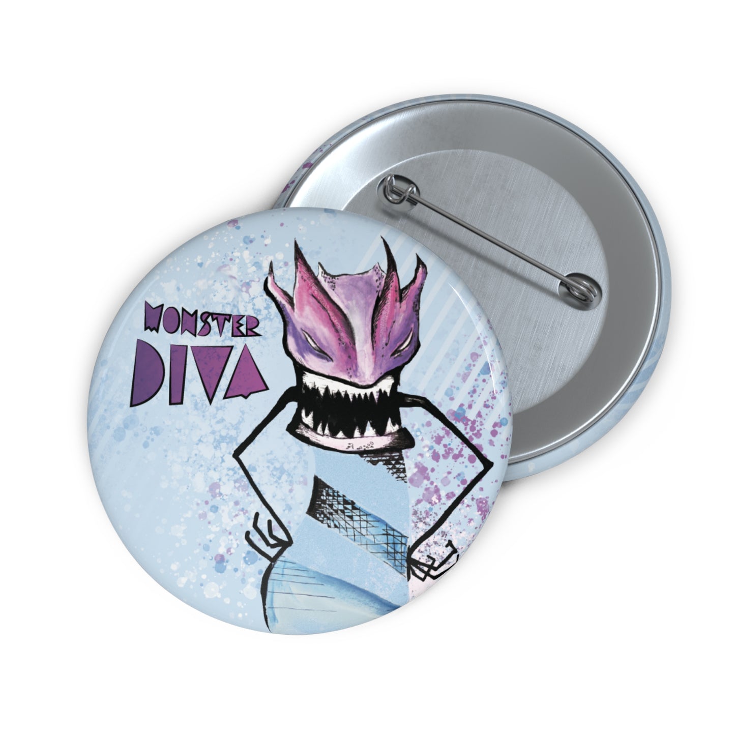 Monster Diva | Angela Lampsbury Original - Buttons