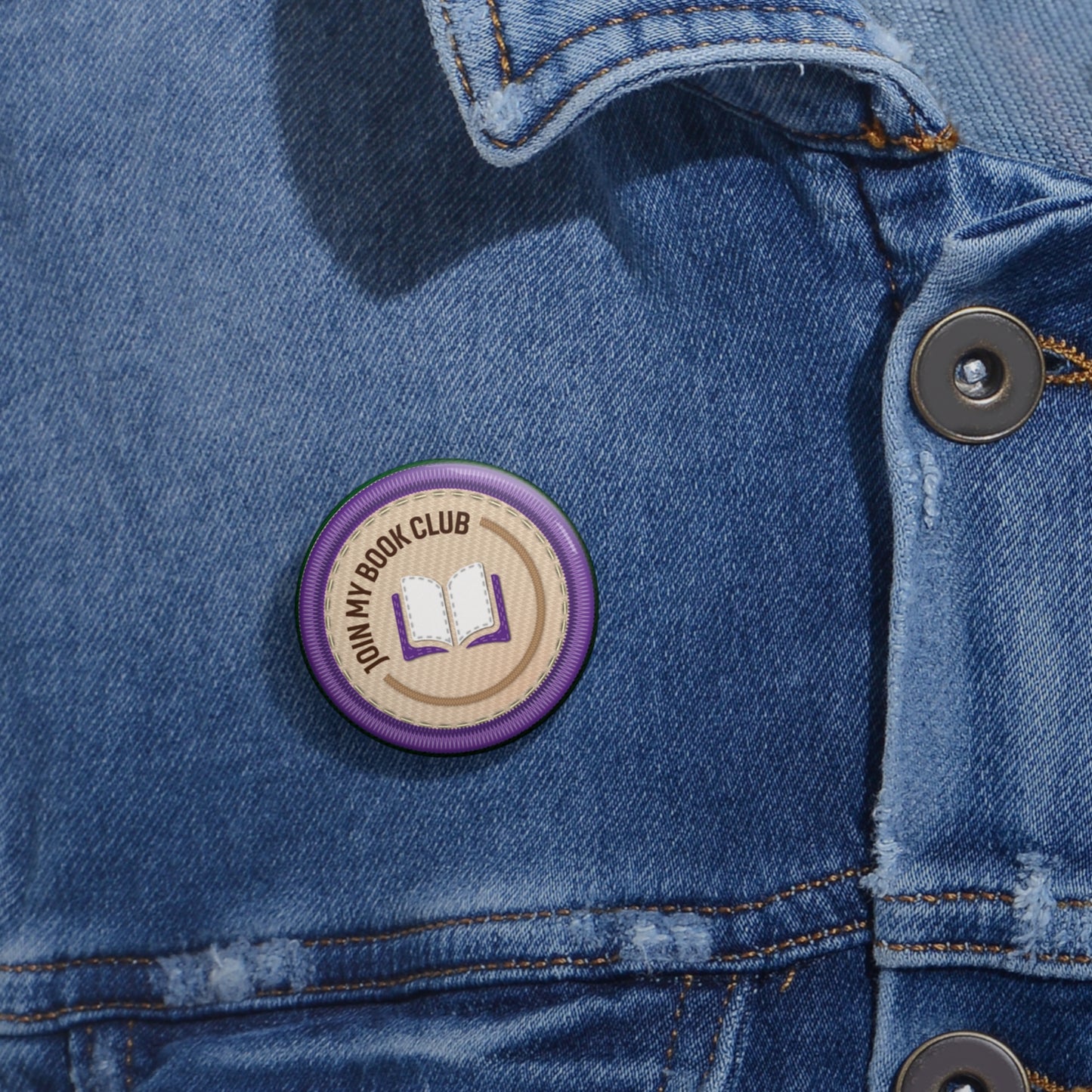 Community Builder - Book Club | Angela Lampsbury Original - Buttons