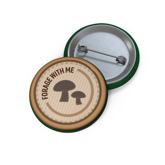 Community Builder - Foraging | Angela Lampsbury Original - Buttons
